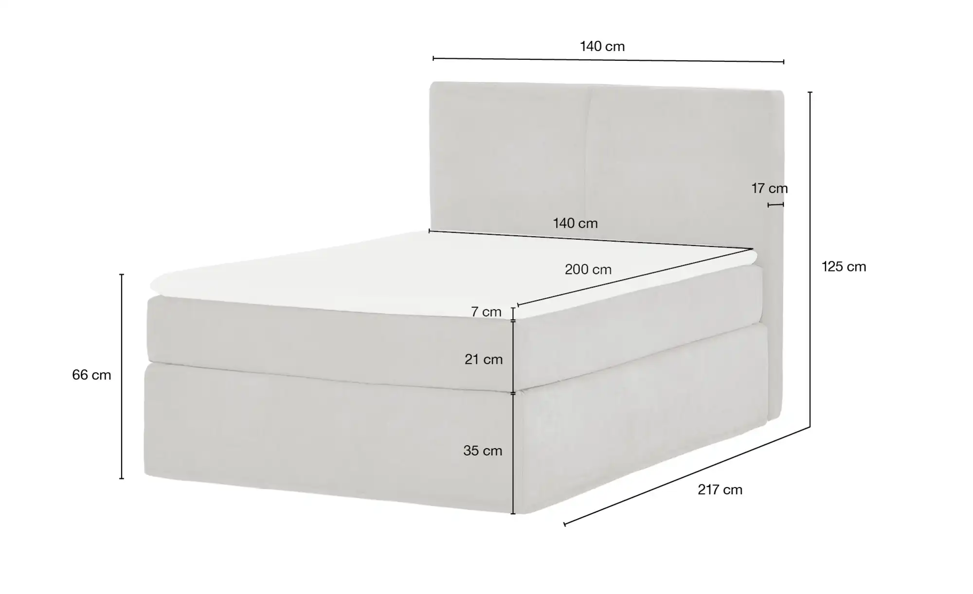 Boxi Boxspringbett Boxi Classic