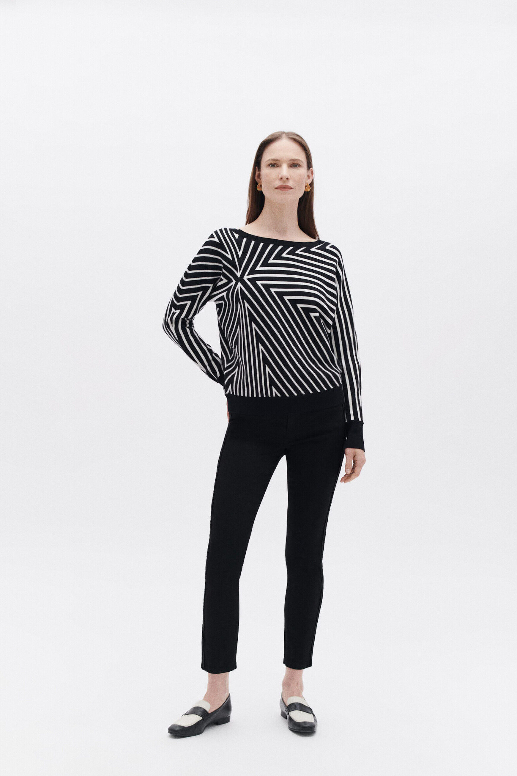 Pull malone noir femme