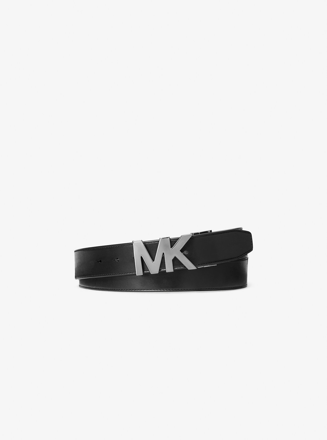 Signature Logo Wallet and Reversible Belt Gift Set - BLACK