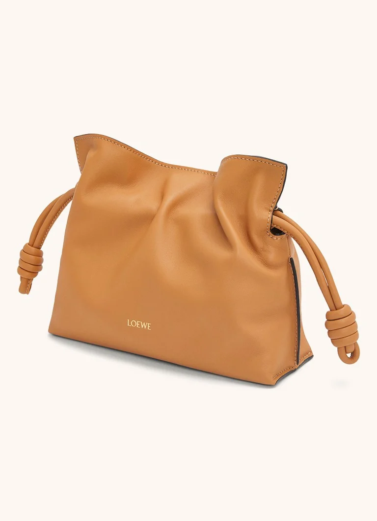 LOEWE Flamenco Mini sajūga soma no teļa ādas