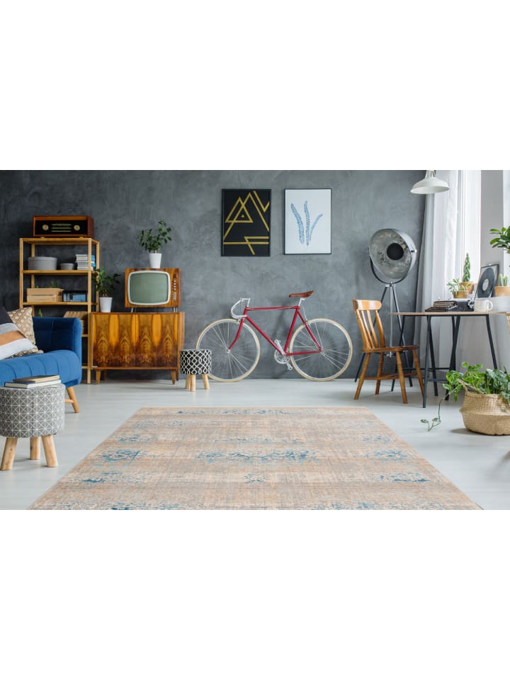 Arte Espina Teppich Neriah in Grau / Türkis günstig kaufen