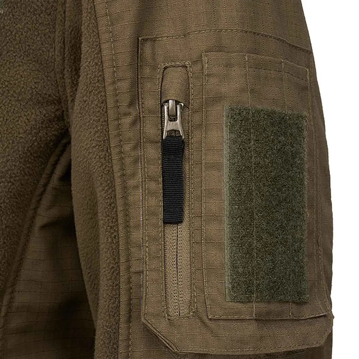 Fleecejacke Ripstop oliv