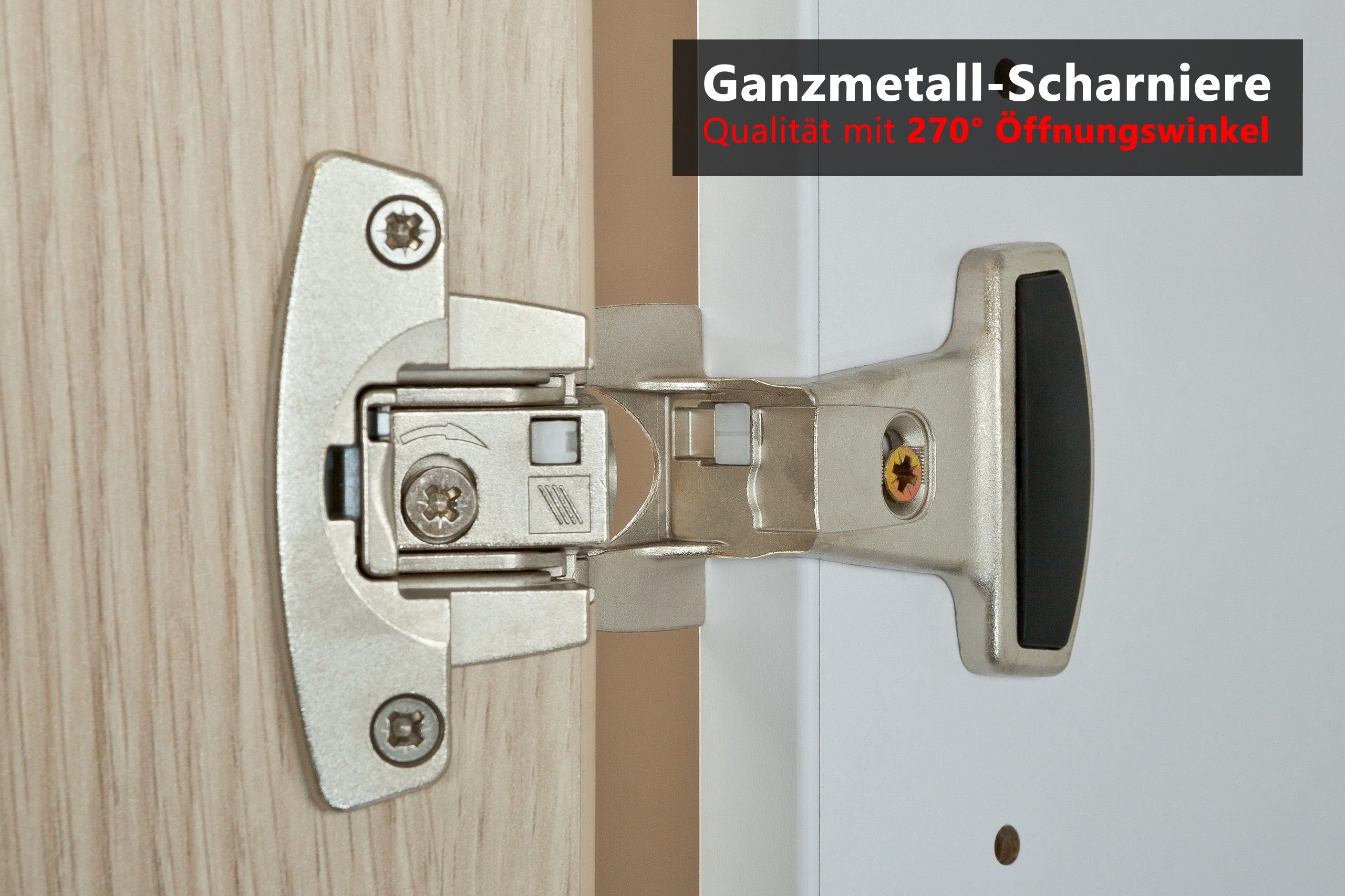 bümö Aktenregal office Regalschrank - 5 Ordnerhöhen, Dekor: Grau