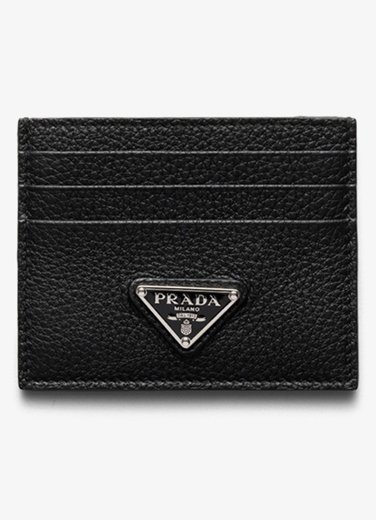 Prada Nahkainen Korttikotelo Logolla