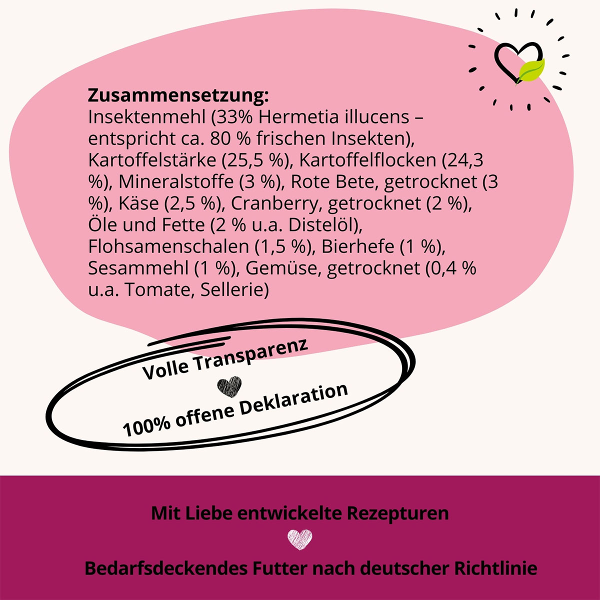 BugTerrine Adult rot Cranberry & Käse günstig kaufen bei ZooRoyal