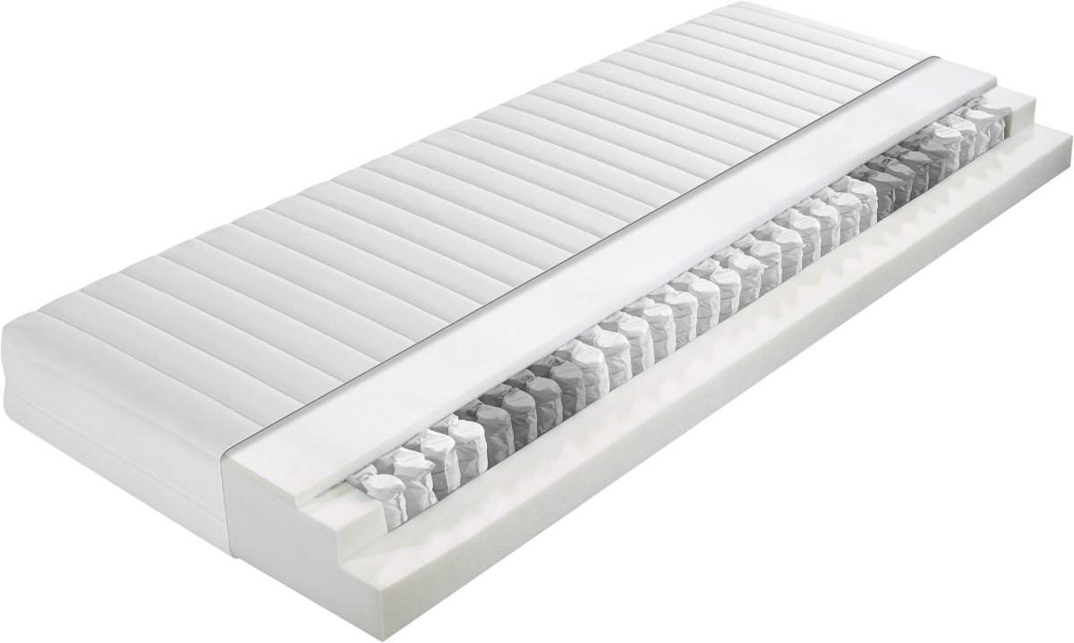 Taschenfederkern-Matratze Sirius Pro H2 90 x 200 cm