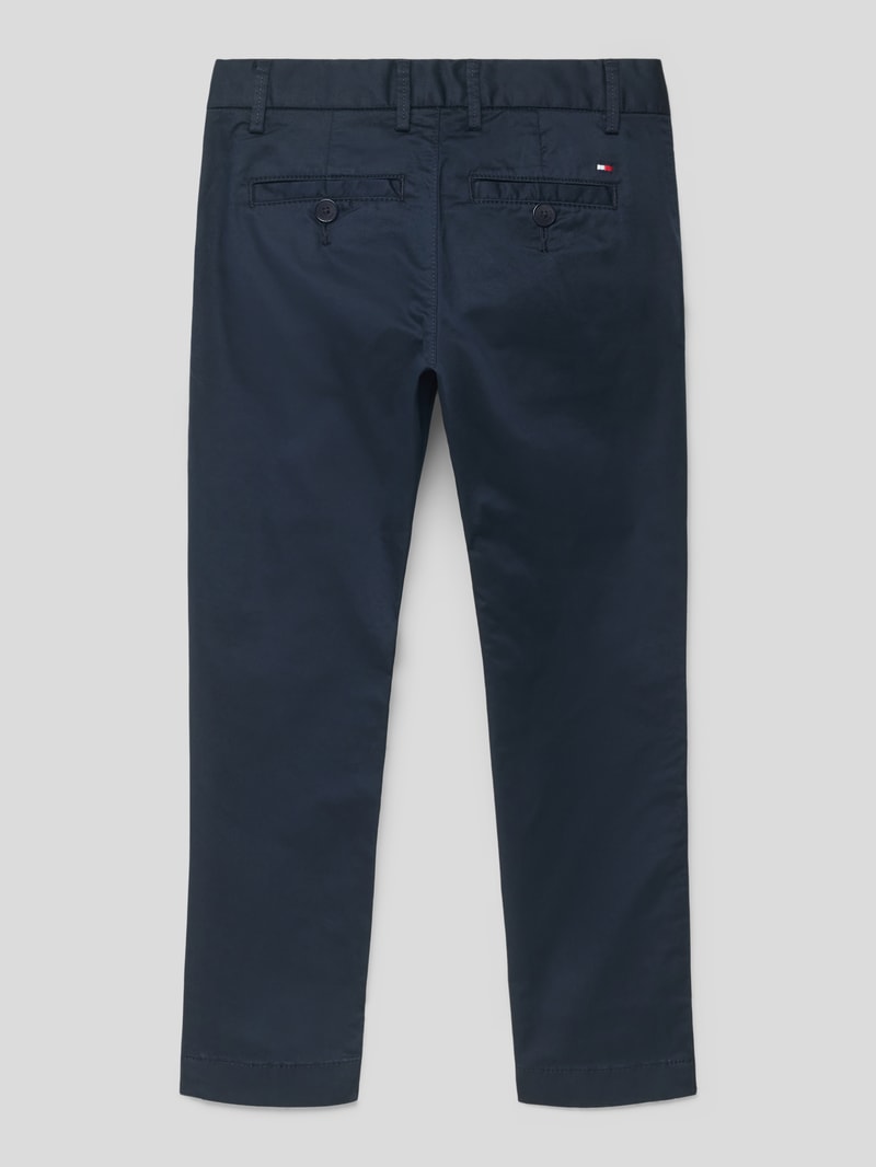 Chino mit Stretch-Anteil in marineblau