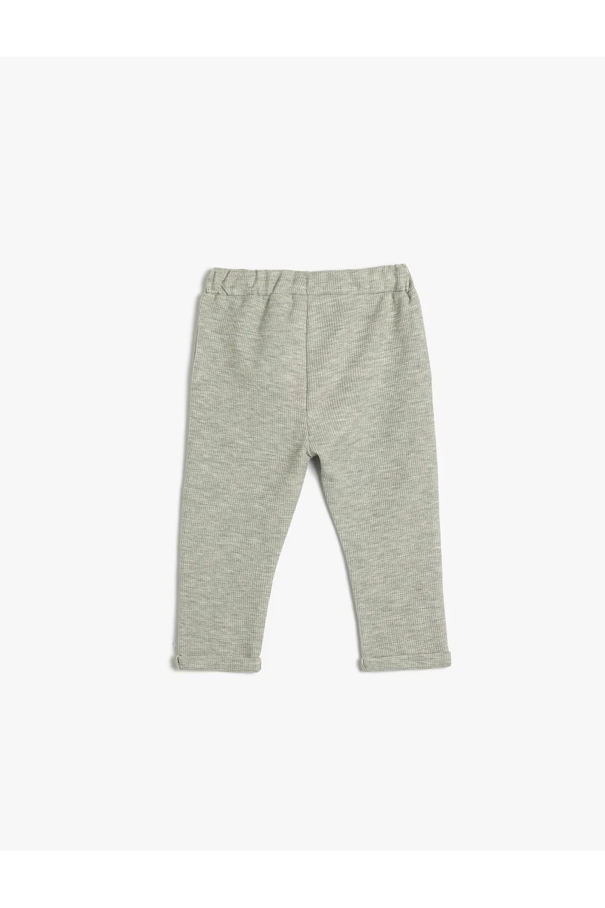 Koton  Basic-Jogginghose aus strukturierter Baumwolle mit Bindegürtel