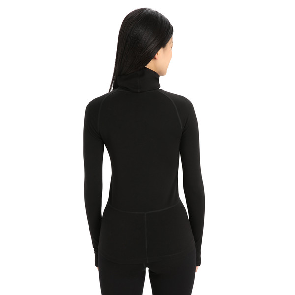 W MERINO LS ROLL NECK Damen - Funktionsshirt