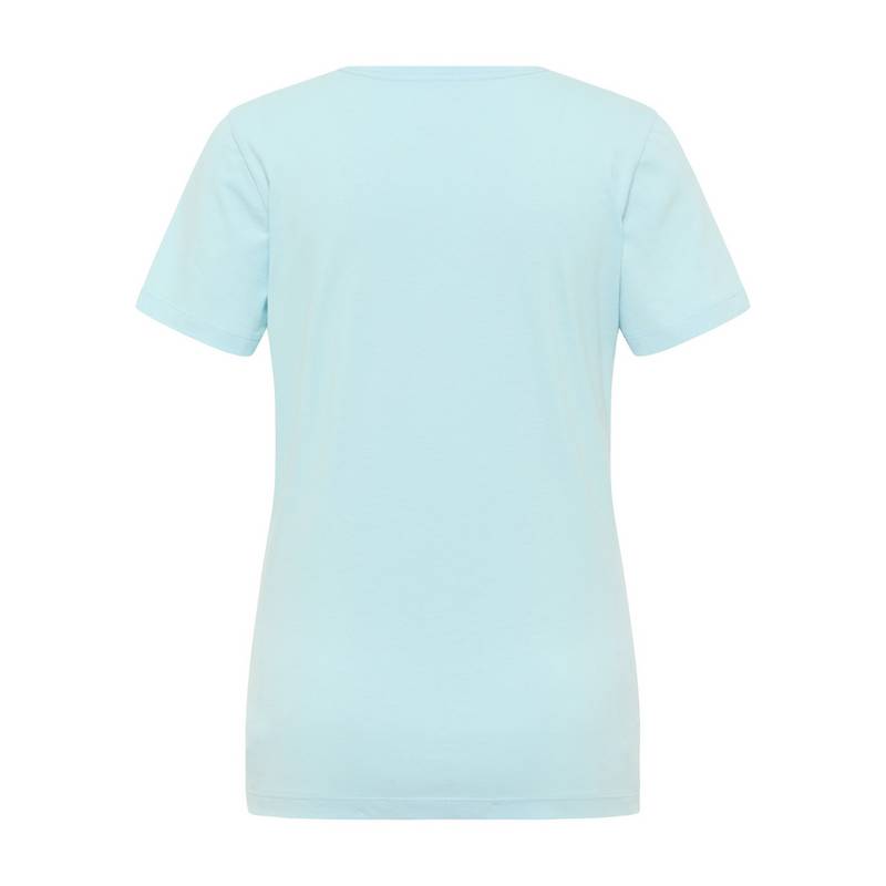 SOMWR T-Shirt With Square Slim Straw Print T-Shirt Damen