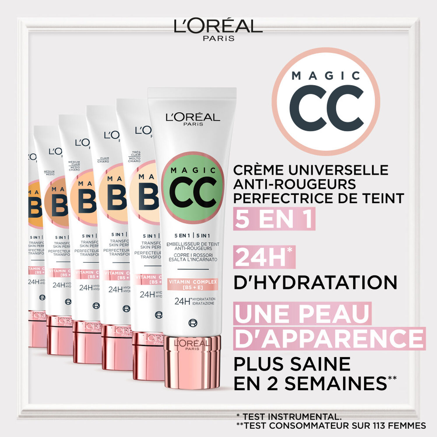 L'Oréal Paris CC C'est Magic CC Crème Anti-Rougeurs Hydratante