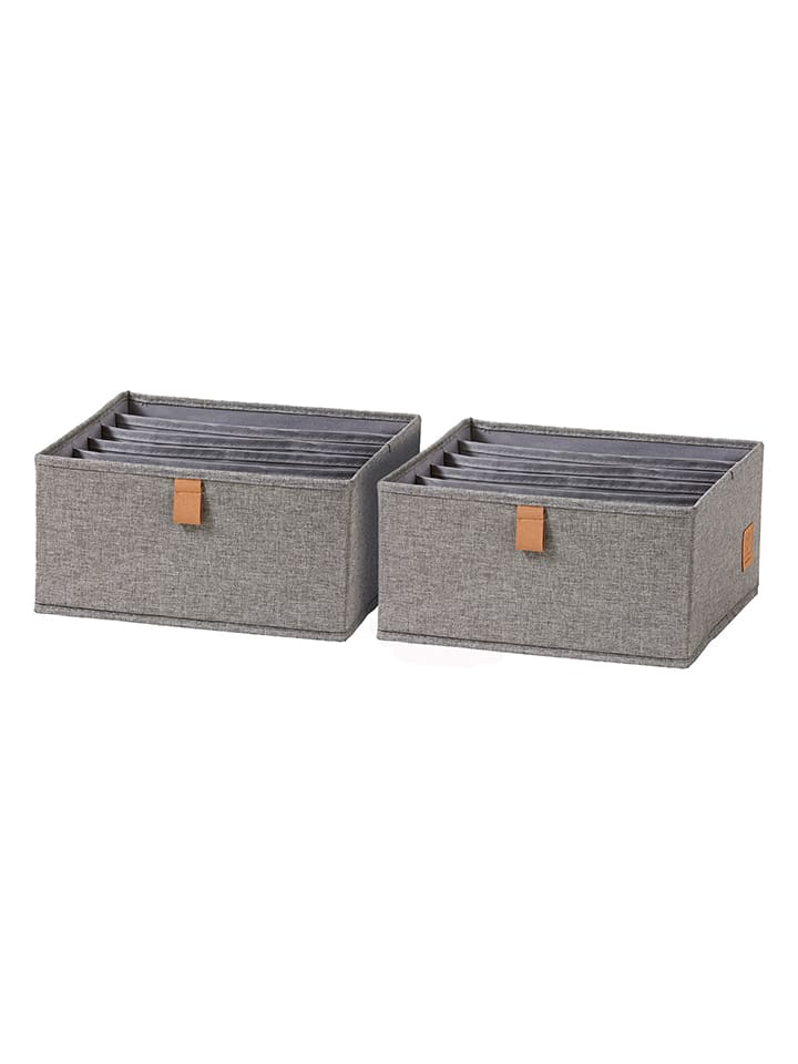 STORE IT 2er-Set: Organizer in Grau - (B)30 x (H)15 x (T)30 cm günstig kaufen onesize