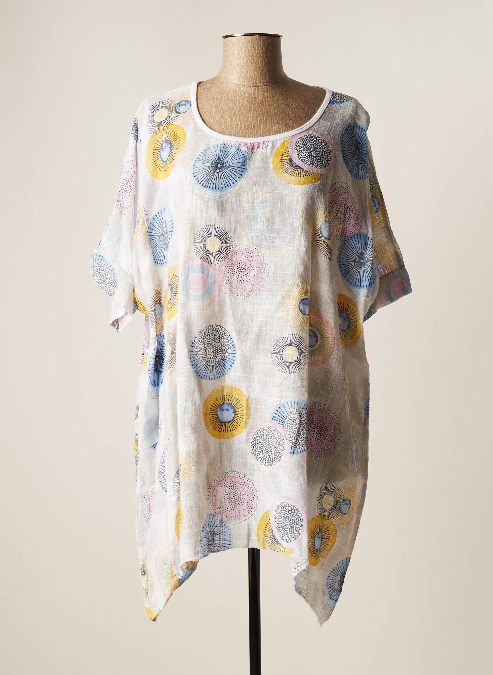 La Petite Nimoise Tuniquemanchecourte Femme couleur blanc