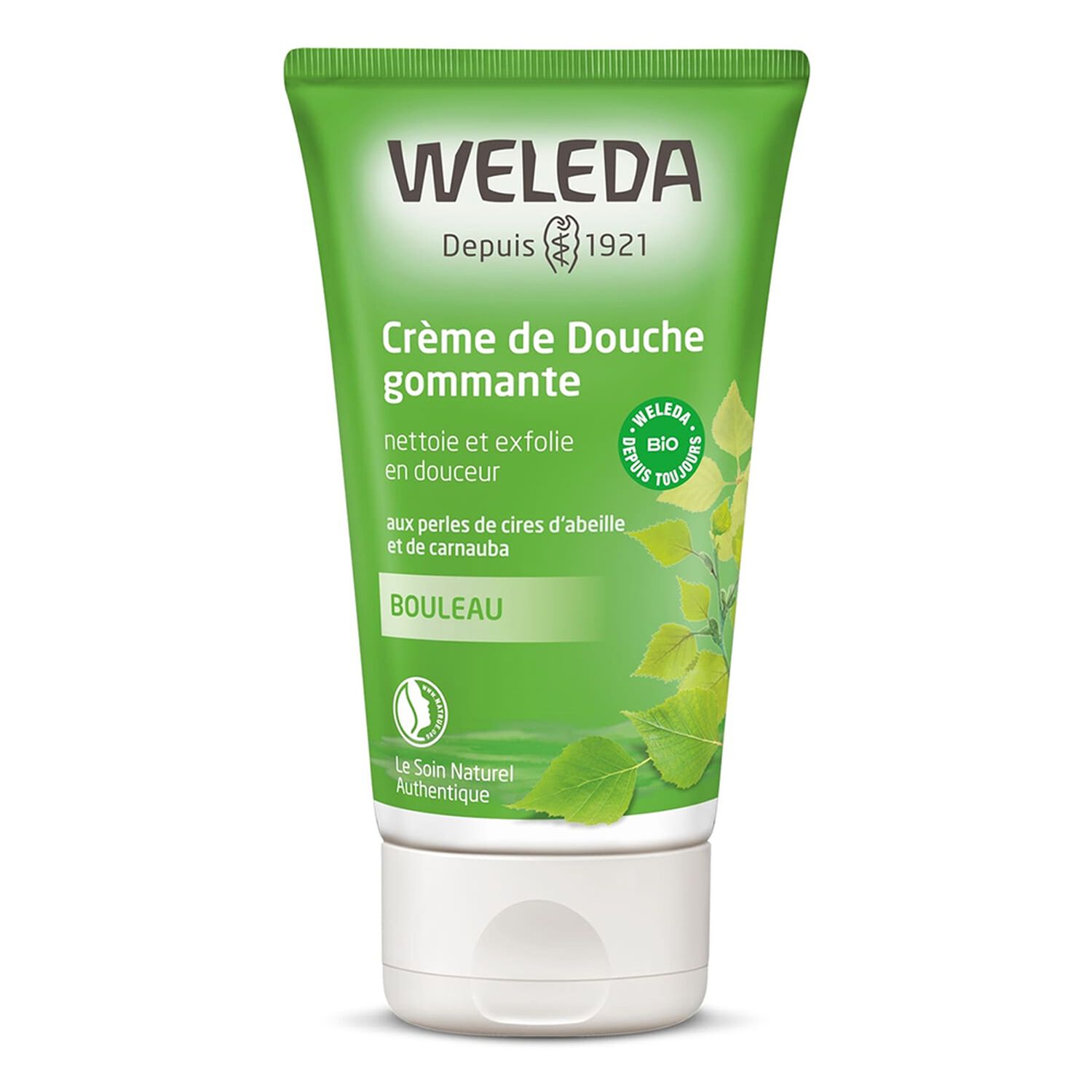 Weleda Bouleau Crème de Douche Gommante - Nettoie et Exfolie en Douceur - 150 ml