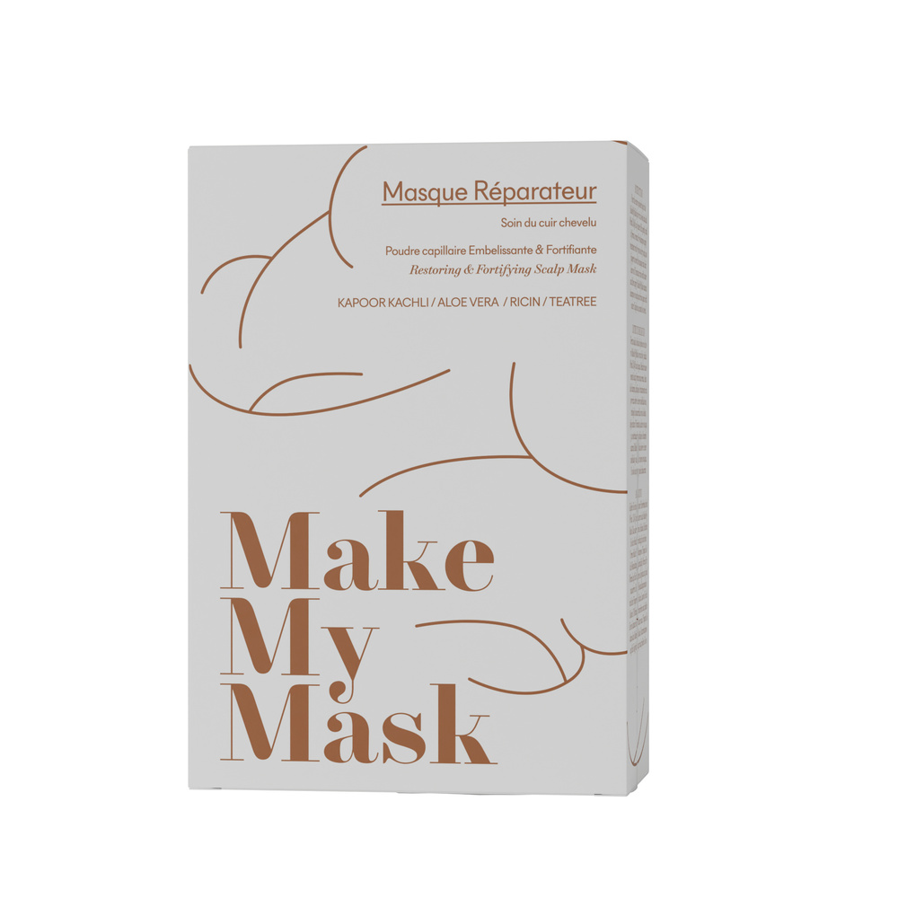 makemymask Masque Réparateur - pack de 4 masques Masque capillaire