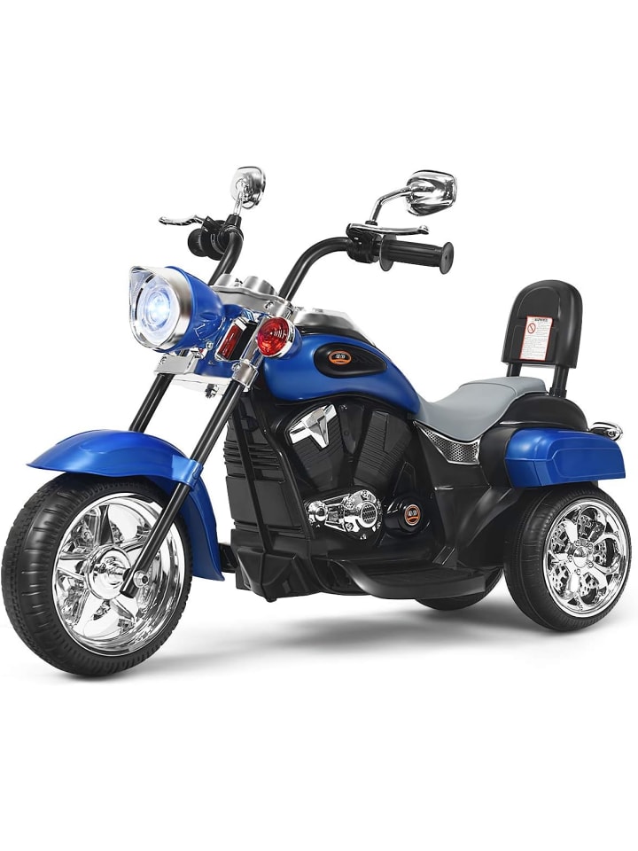 COSTWAY 6V Elektro Motorrad in Blau günstig kaufen 91 cm