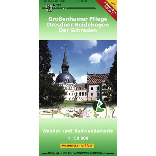 Großenhainer Pflege - Dresdner Heidebogen - Der Schraden 1 : 50 000 - Wanderkarte