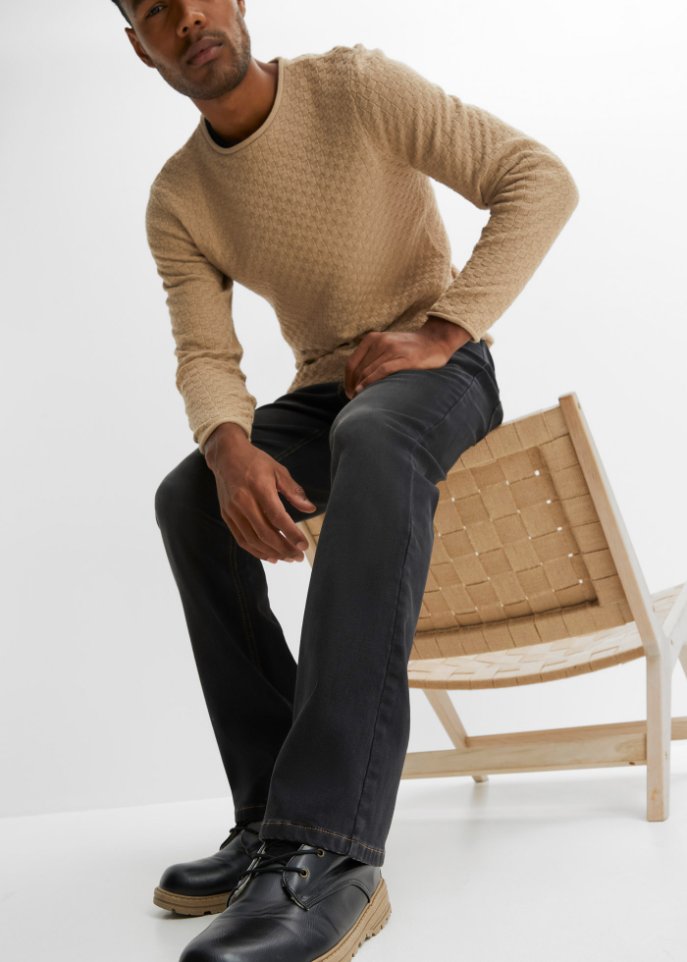 Regular Fit Stretch-Thermojeans, Bootcut