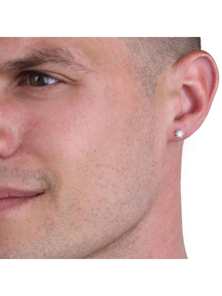 Amor Ohrstecker Silber 925, rhodiniert in Silber günstig kaufen onesize
