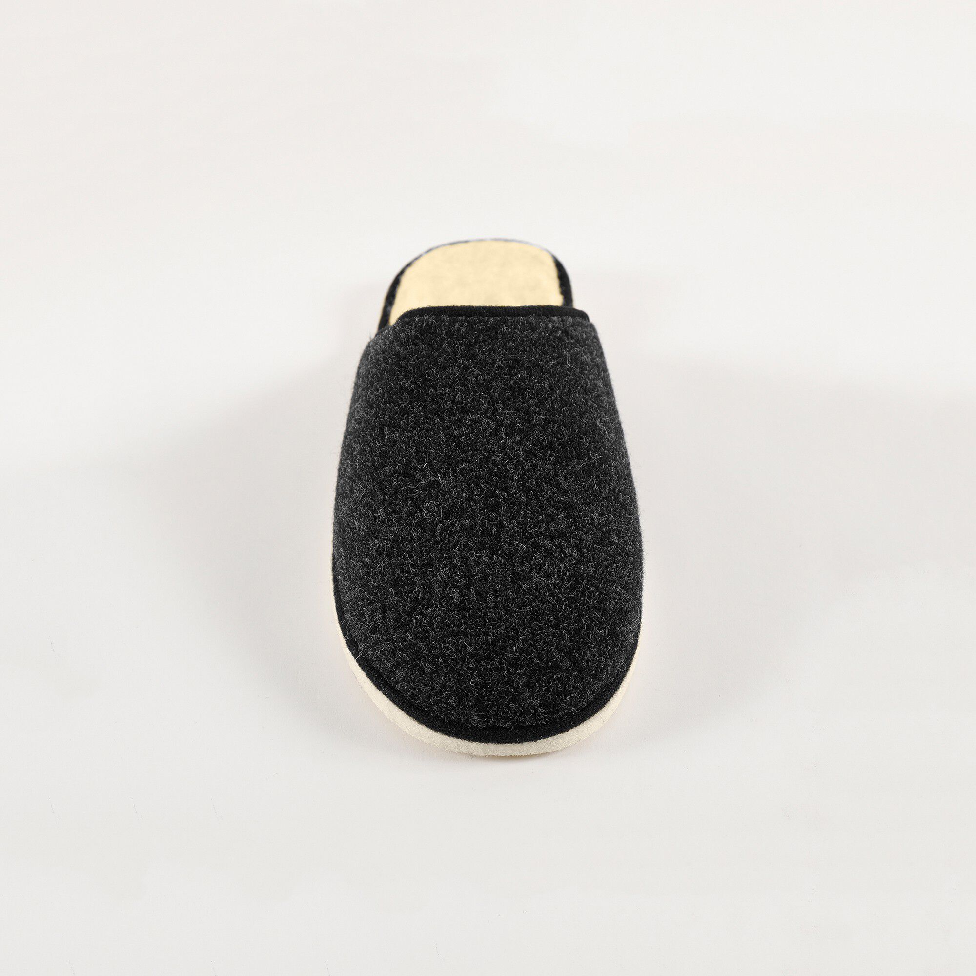 Mules homme silencieuses fourrées laine