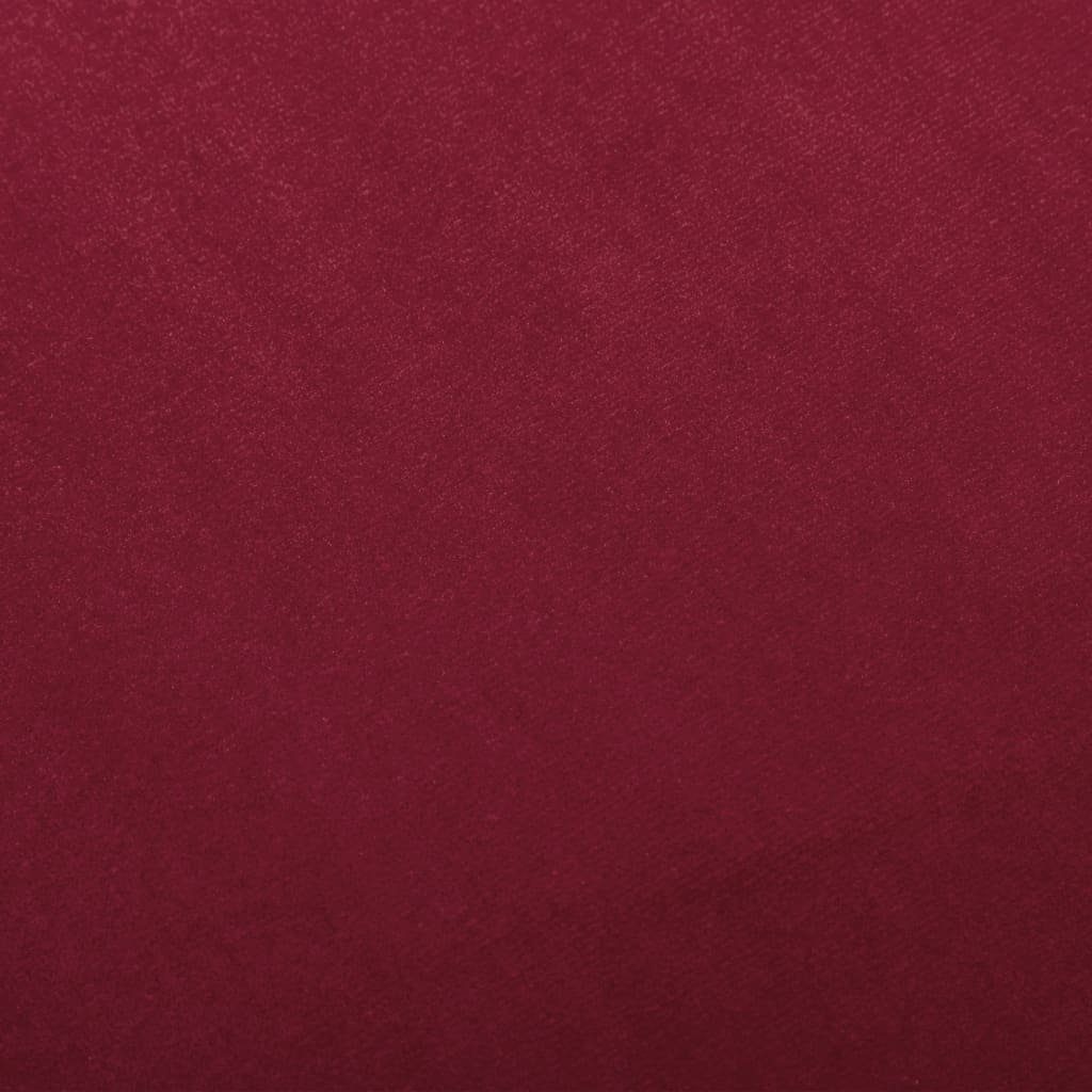 möbelando Schaukelstuhl Aletshausen (B/H/T: 60x84x74 cm), aus Samt in Weinrot