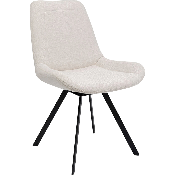KARE Drehstuhl Baron Beige