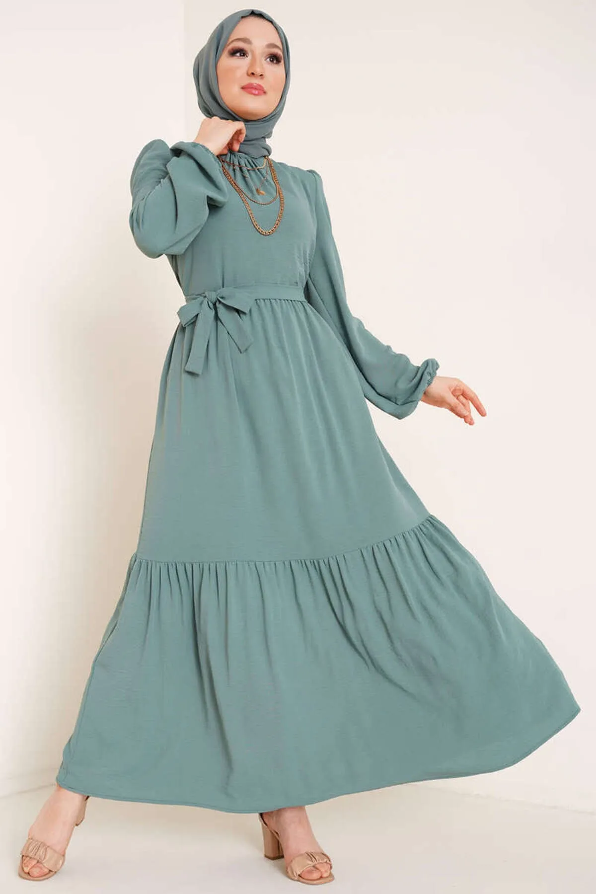 VOLT CLOTHİNG  Kleid - Grün - Tunika