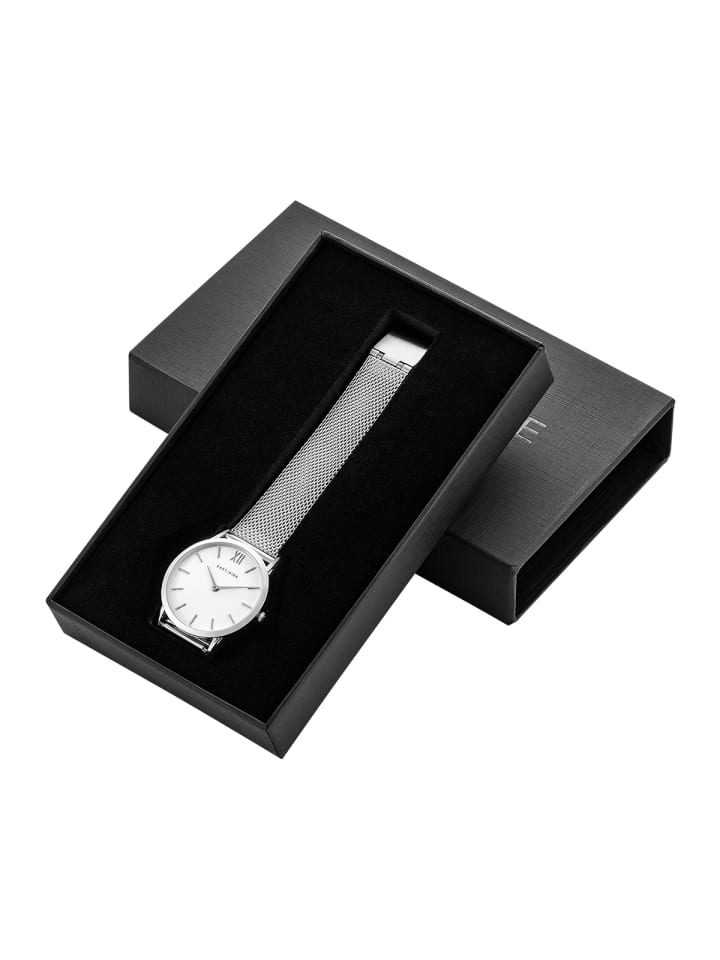 Eastside NY Damen Quarzuhr silber Edelstahl silber in silber günstig kaufen 20 cm
