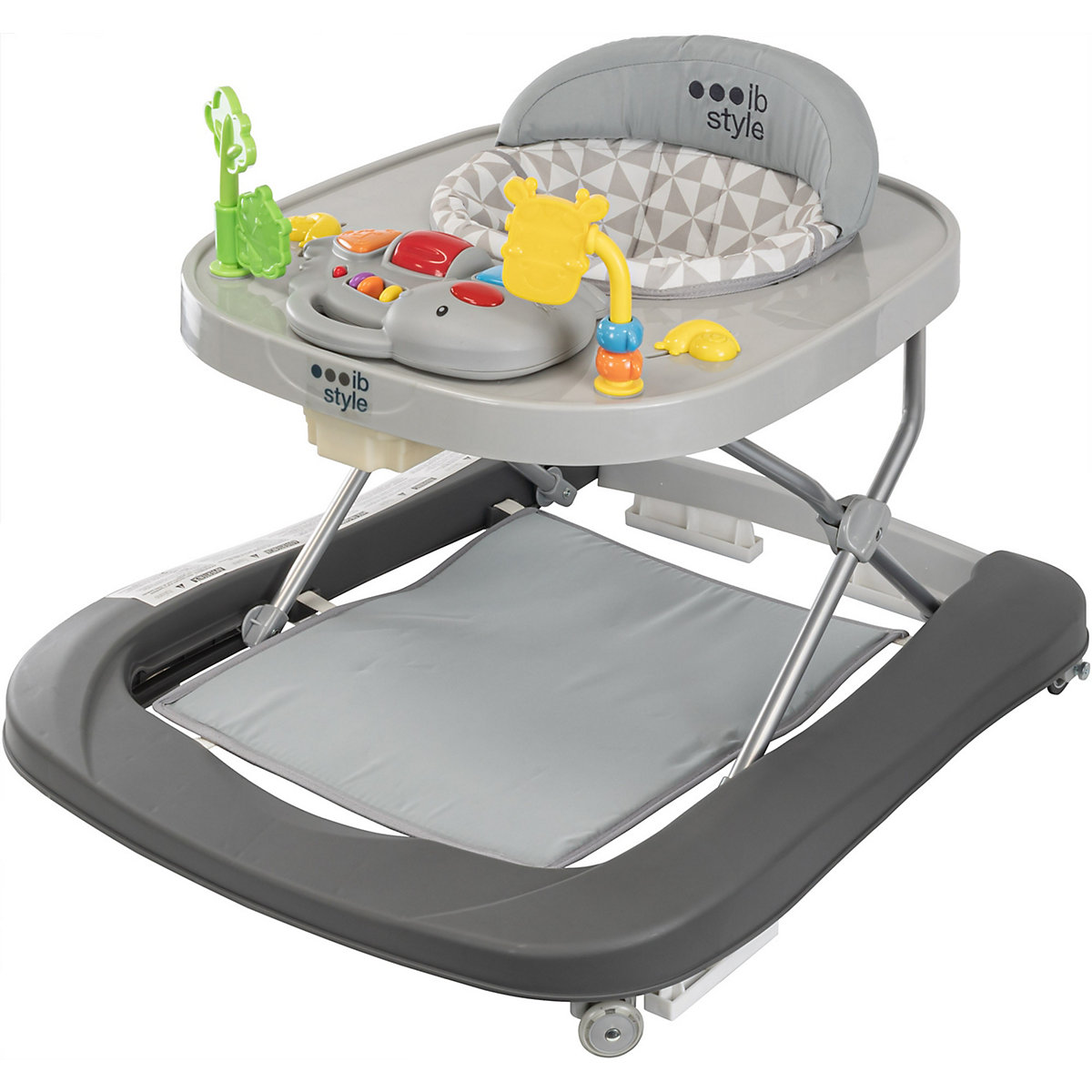 Lauflernwagen Babywalker Lauflernhilfe Gehfrei  Little Dino Licht Ton 74 x 67 x 50 cm