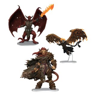 D&D Icons of the Realms Miniaturen vorbemalt Archdevils - Bael, Bel, and Zariel (3)