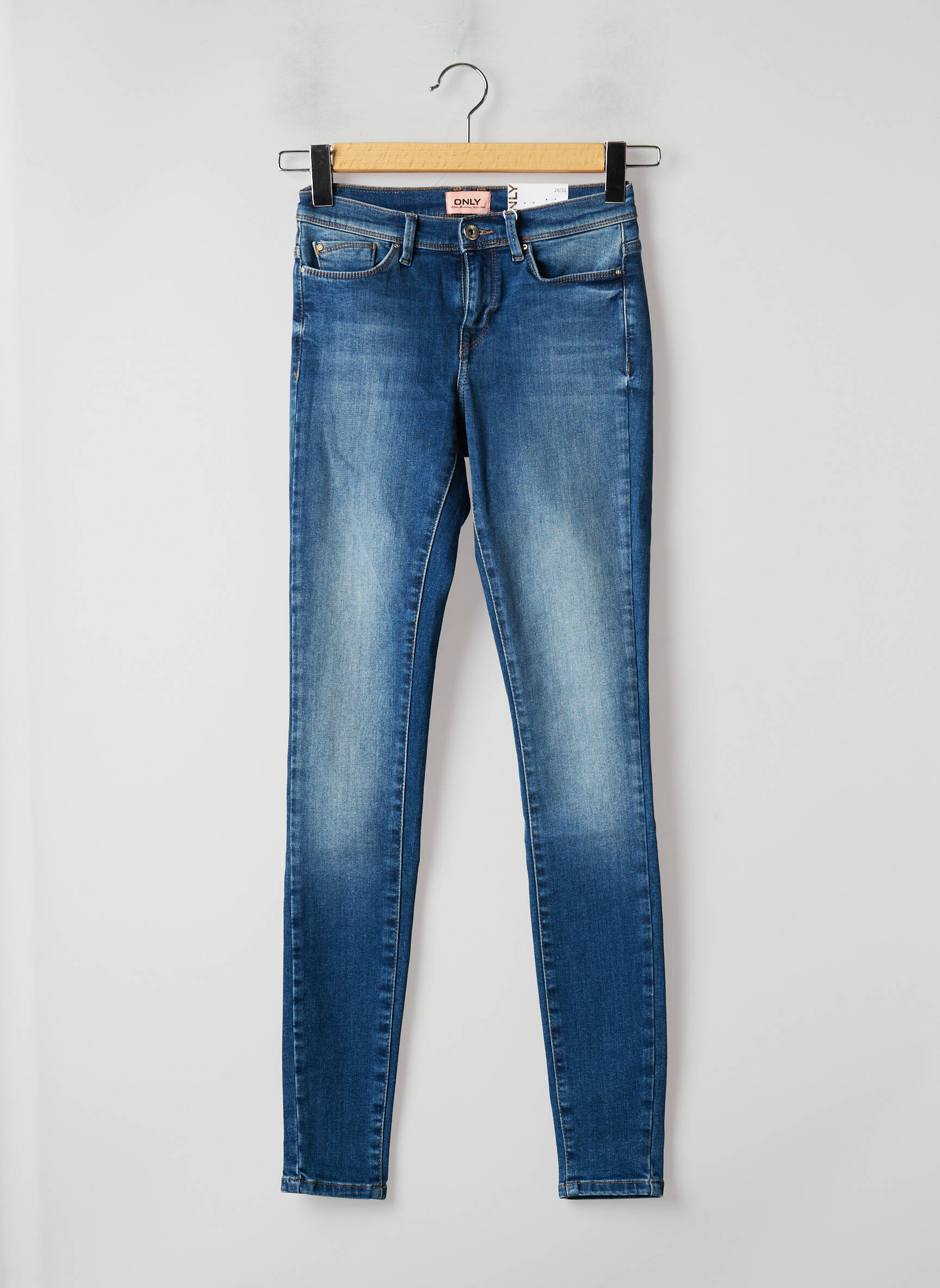 Only Jeans Skinny Femme couleur bleu