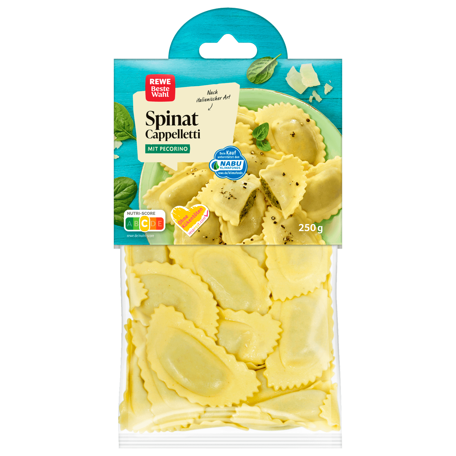 REWE Beste Wahl Cappelletti Spinaci 250g