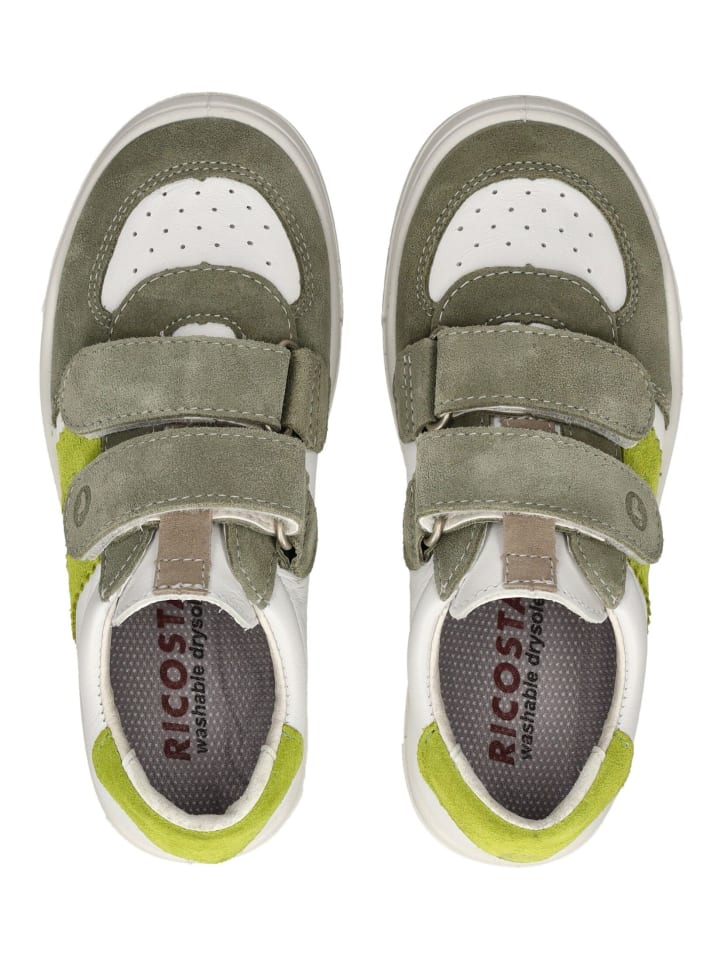 Ricosta Halbschuhe in Weiß/Grün günstig kaufen