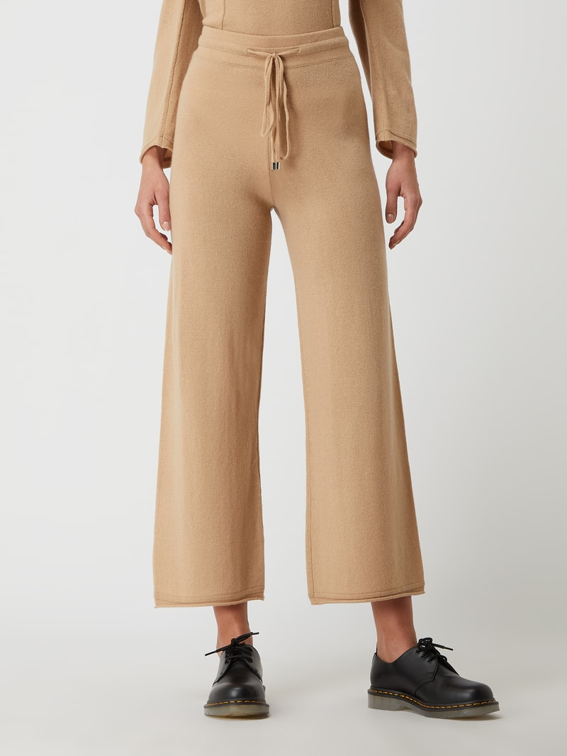 Strickhose aus Woll-Kaschmir-Mix in sand