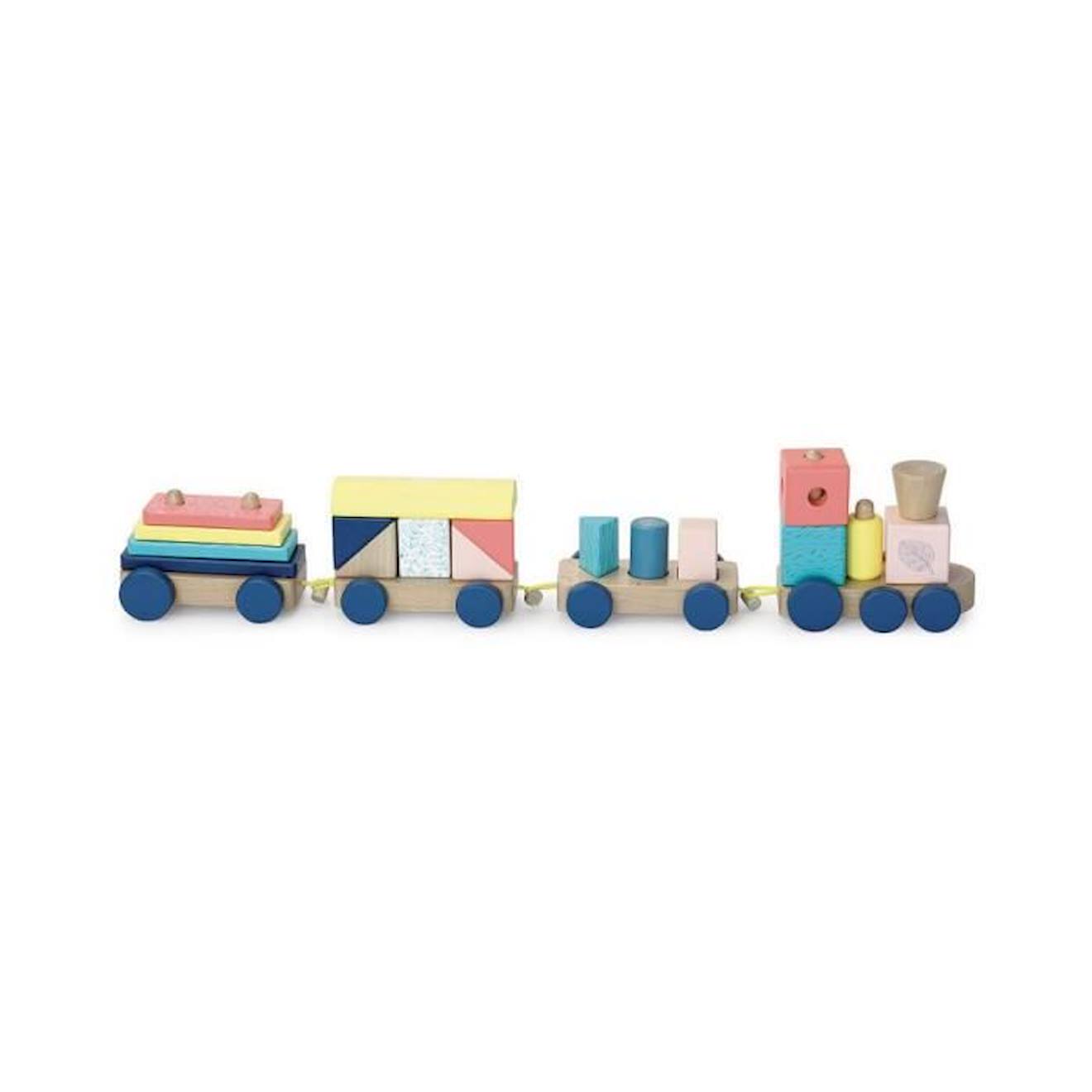 Train des cubes : Sous la canopée Coloris Unique blanc
