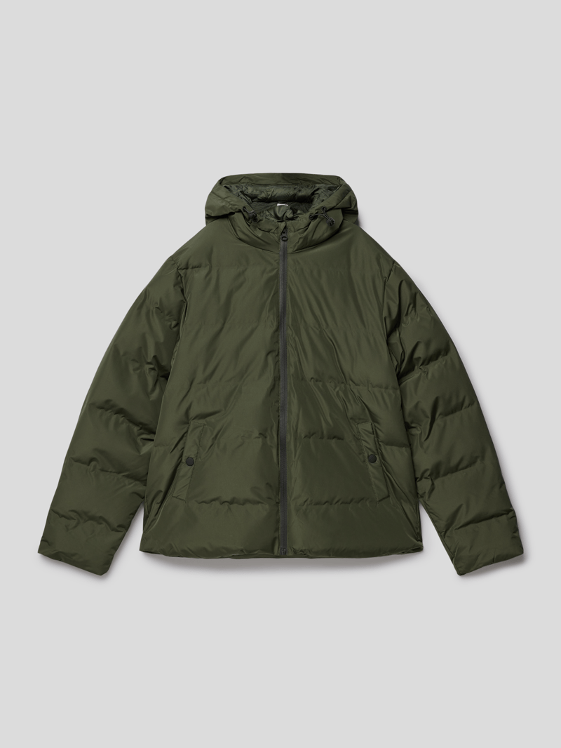Jacke mit seitlichen Eingrifftaschen Modell 'jan' in khaki