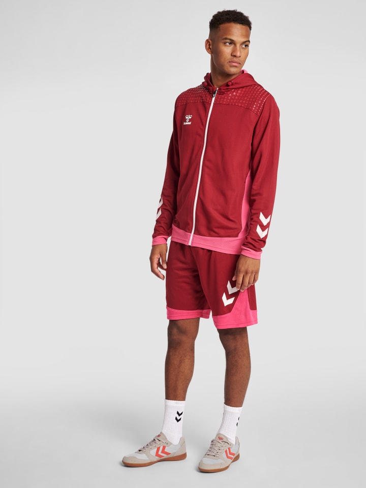 Hummel Hummel Reißverschluss Kapuzenpullover Hmllead Herren in BIKING RED günstig kaufen