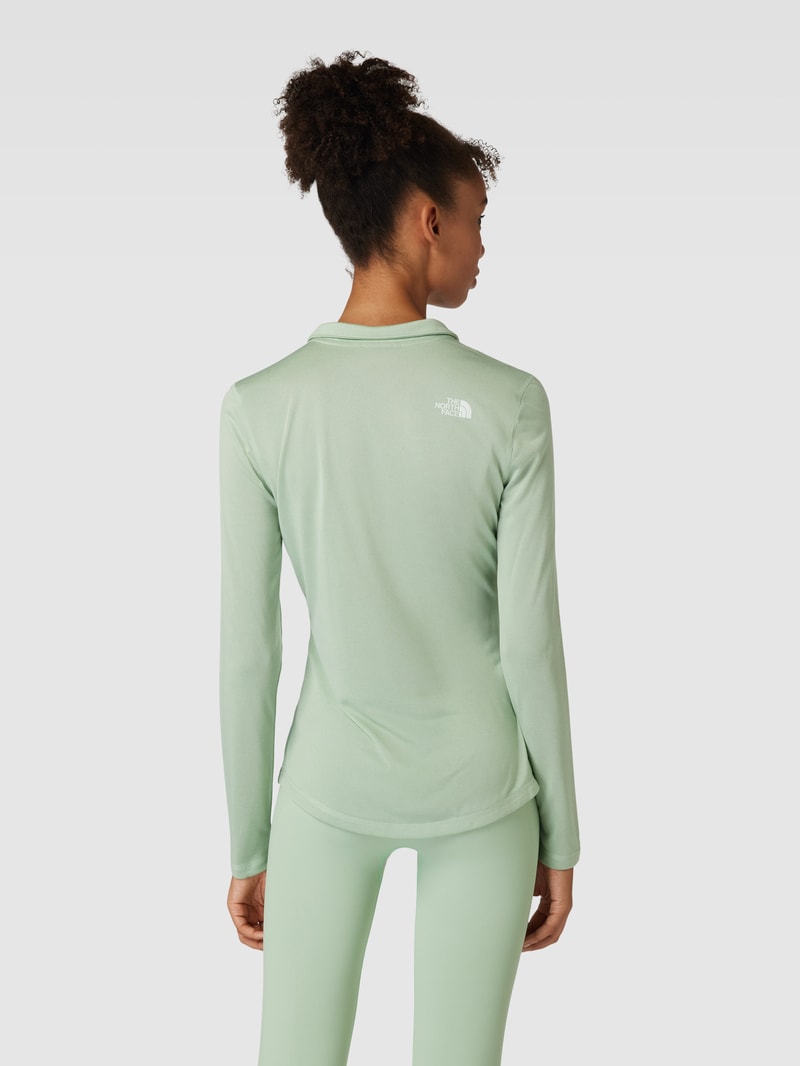 Sweatshirt mit Label-Print in mint