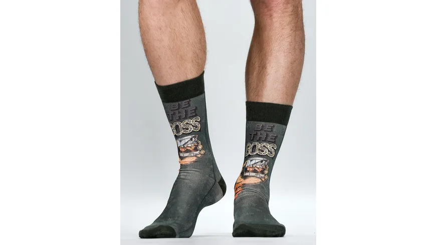 wigglesteps Herren Socken Boss Man Boss Man