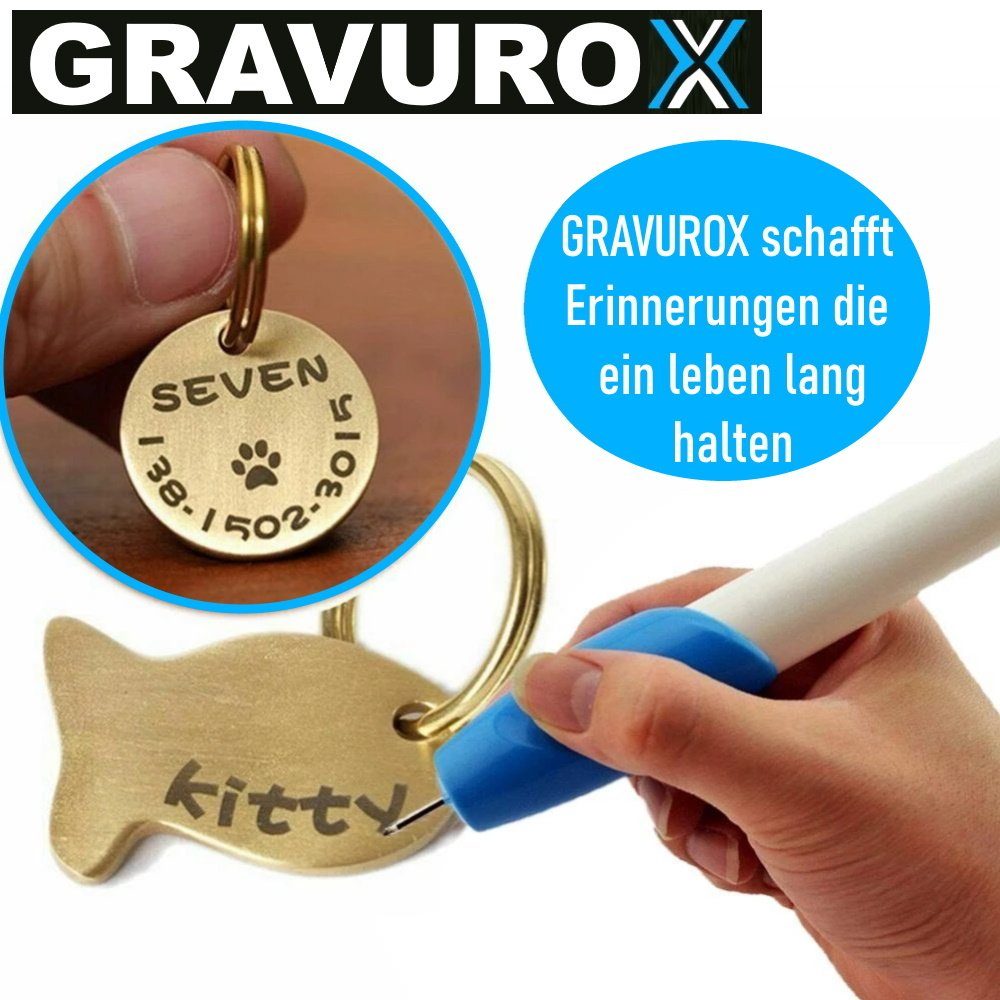 MAVURA Graviergerät GRAVUROX elektrischer Gravierstift Gravurstift Graviergerät, mini Gravierer Gravur Stift tragbar