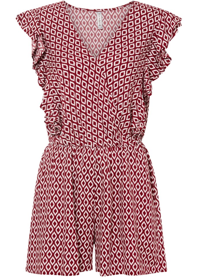 Jumpsuit mit Wickeldetail