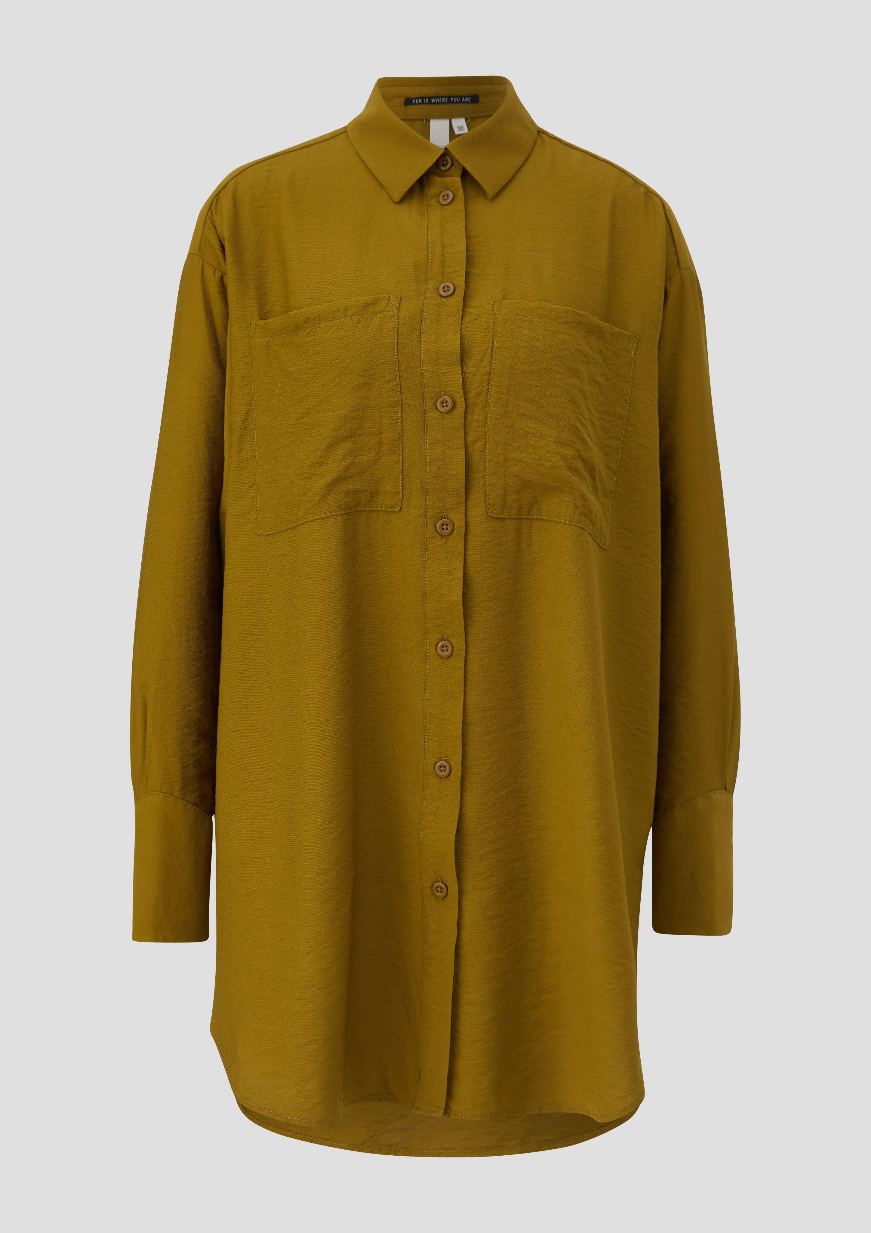 Longbluse aus Viskosemix  2123629-7709