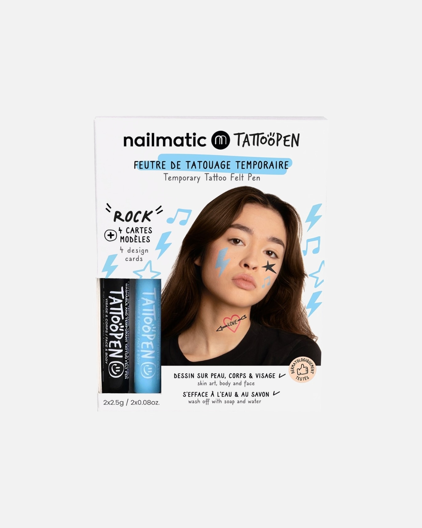 Nailmatic coffret duo tattoopen - rock