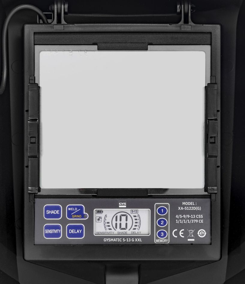 Gys 5193037236 LCD Gysmatic XXL 5-13 maska za zavarivanje u pravim bojama