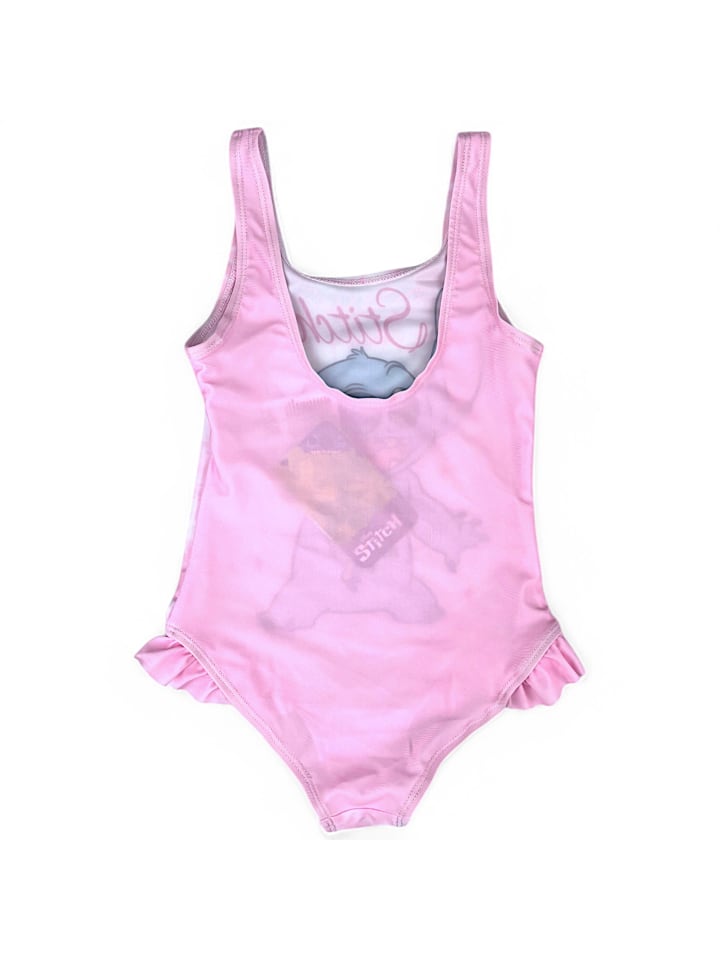 Lilo & Stitch Badeanzug Disney Stitch mit Rüschen in Rosa günstig kaufen