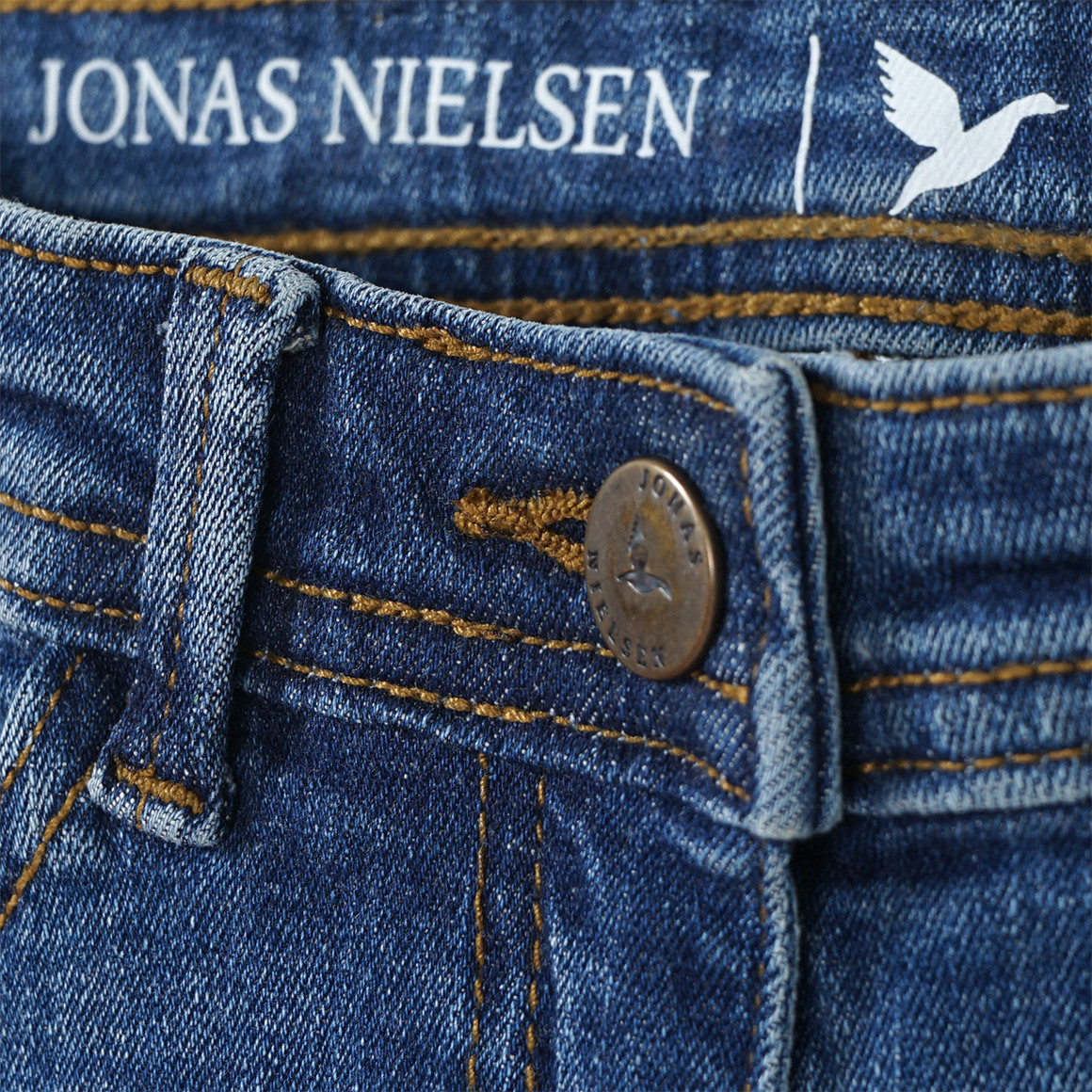 Mädchen Slim-Jeans mit verstellbarem Bund