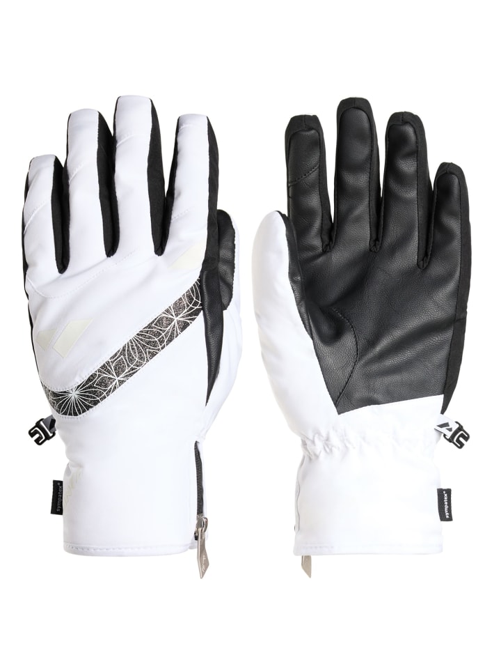 Zanier Stubai STX Fingerhandschuhe in Weiß günstig kaufen