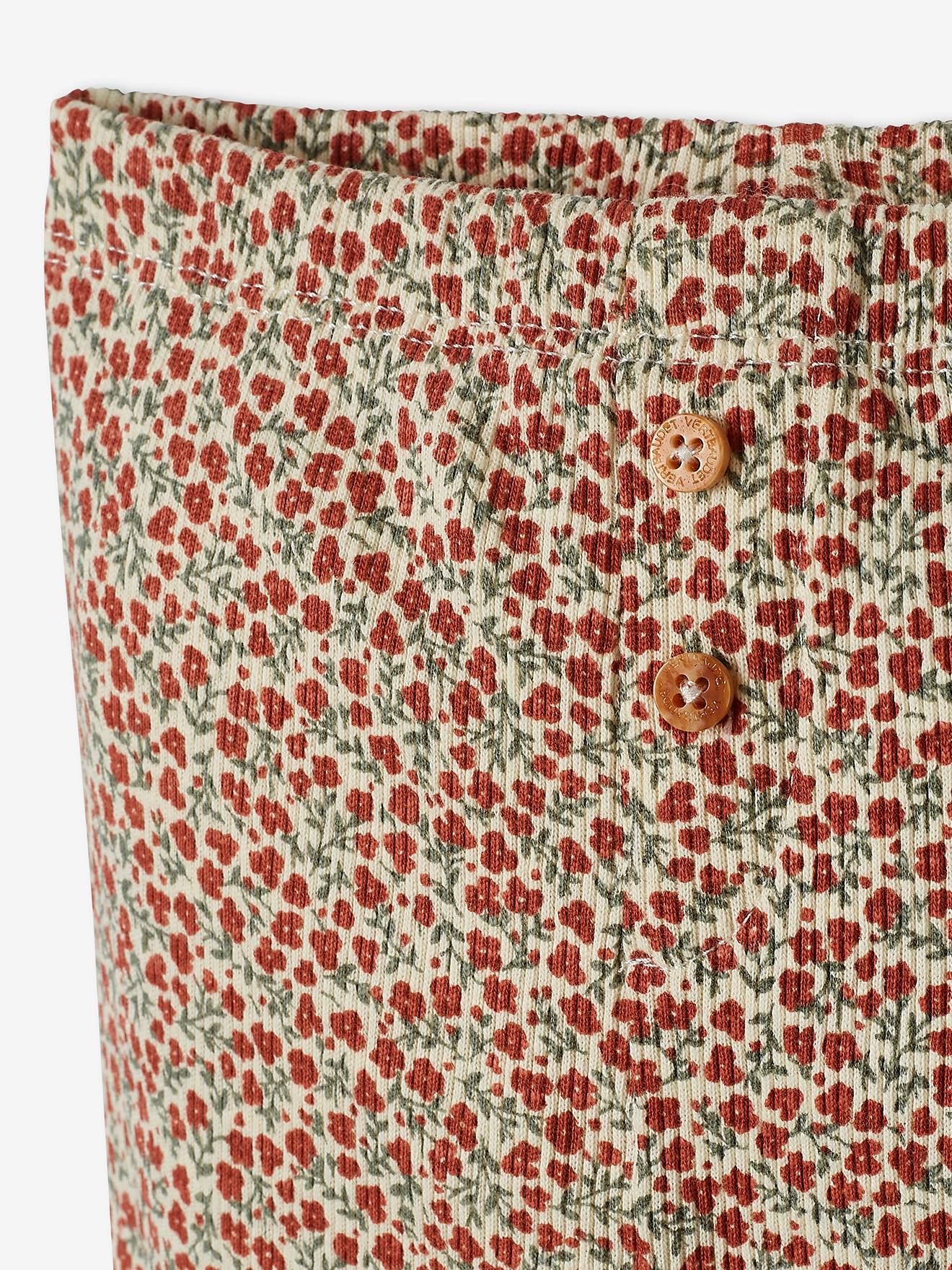 Legging bébé en maille côtelée vert sauge