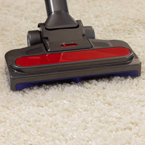 Hochflor Teppich, 120x170 cm, creme