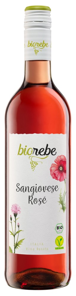 Biorebe Sangiovese Rosé feinherb 2021 0,75l